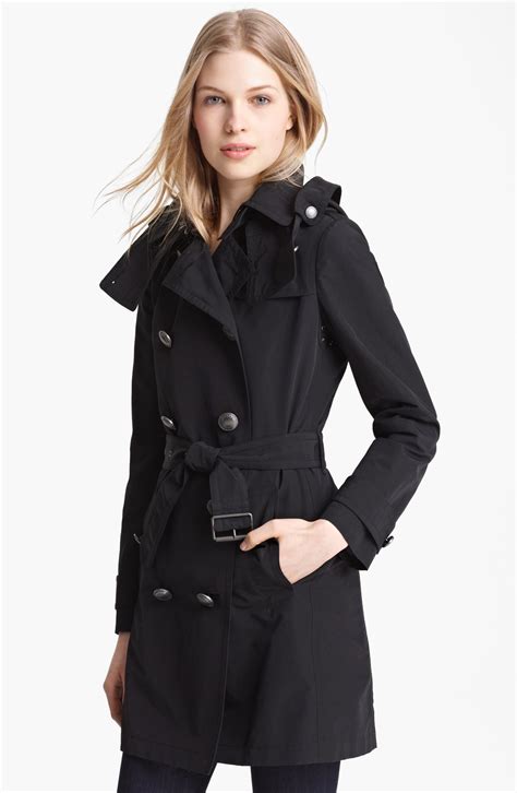 burberry brit balmoral raincoat with hood|Burberry trench jacket.